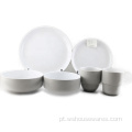 16 PCS OEM Service Hammerred Dinner Set